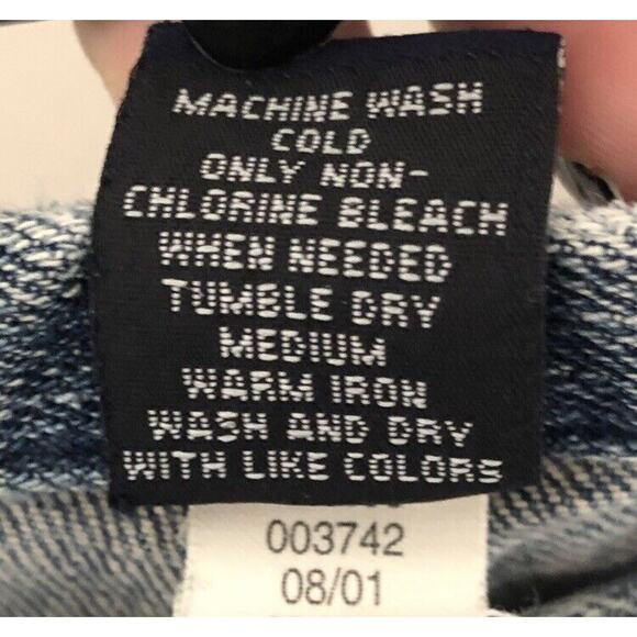 Gap Jeans Womens 16 Blue Denim Bootcut Pocket Flaps Medium Wash High Rise Denim - Picture 4 of 4